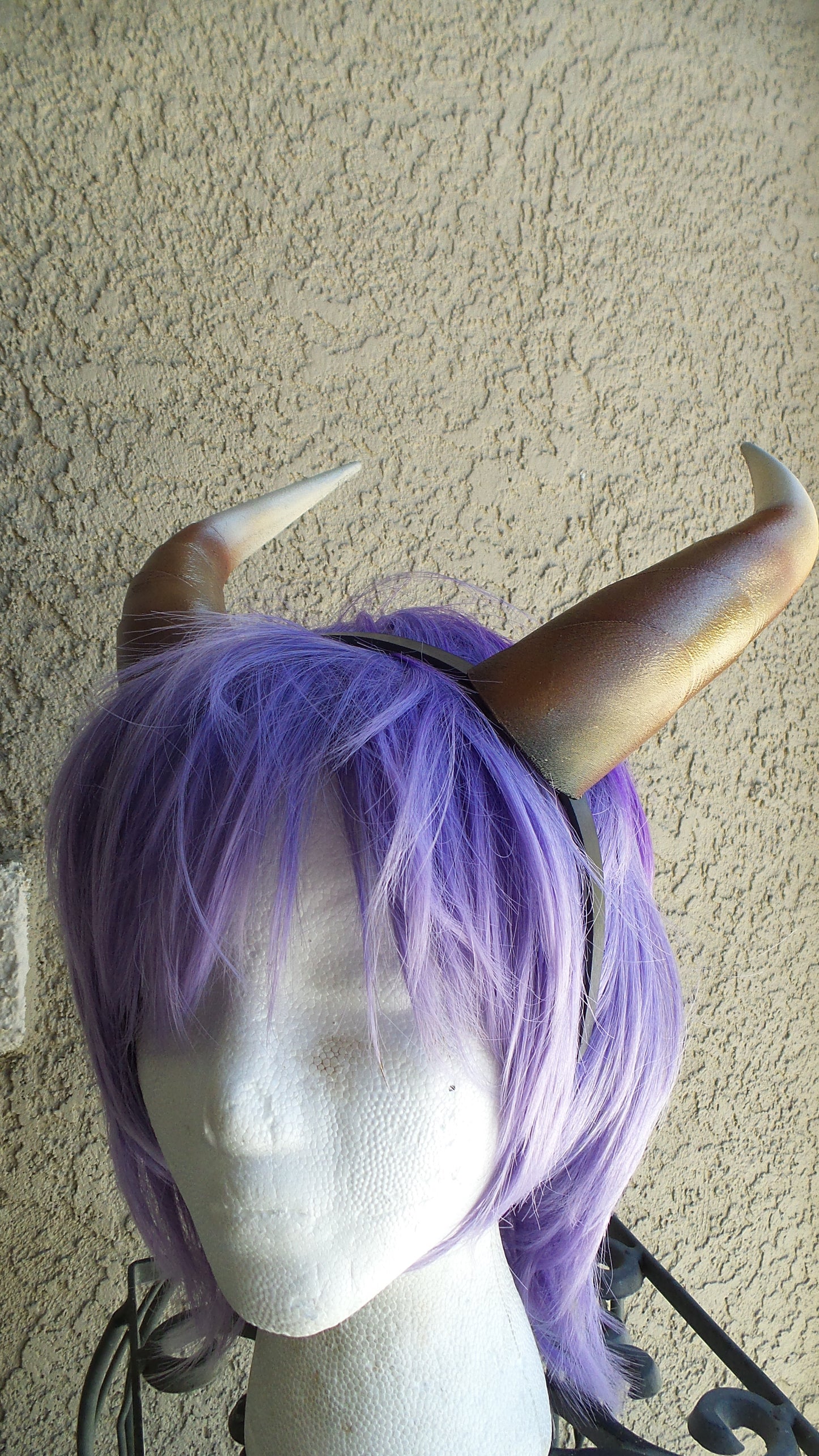 Copy of Deanerys Dragon inspired 3d printed horns on headband DIY costume addition dragon ears XL  lizzard horns - Mud And Majesty