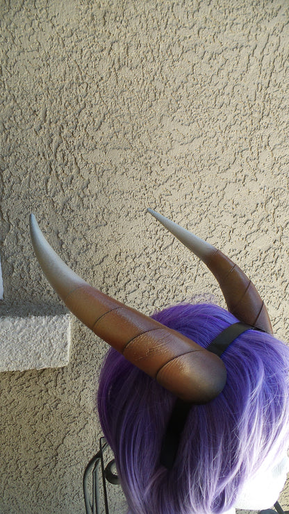 Copy of Deanerys Dragon inspired 3d printed horns on headband DIY costume addition dragon ears XL  lizzard horns - Mud And Majesty