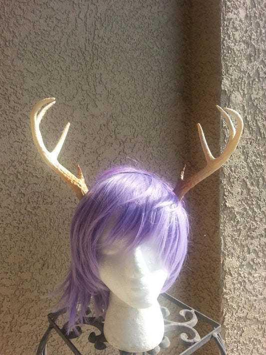 NEW ARRIVAL! 8 inch Realistic Christmas Doe/Deer Antlers Horns  3D Printed (Ultra Light Weight Plastic) Reindeer Antlers comic-con - Mud And Majesty