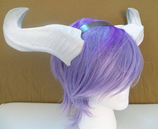 WOW ram horns Horned Headband Warrior Viking headdress elvin horns larp comic-con - Mud And Majesty