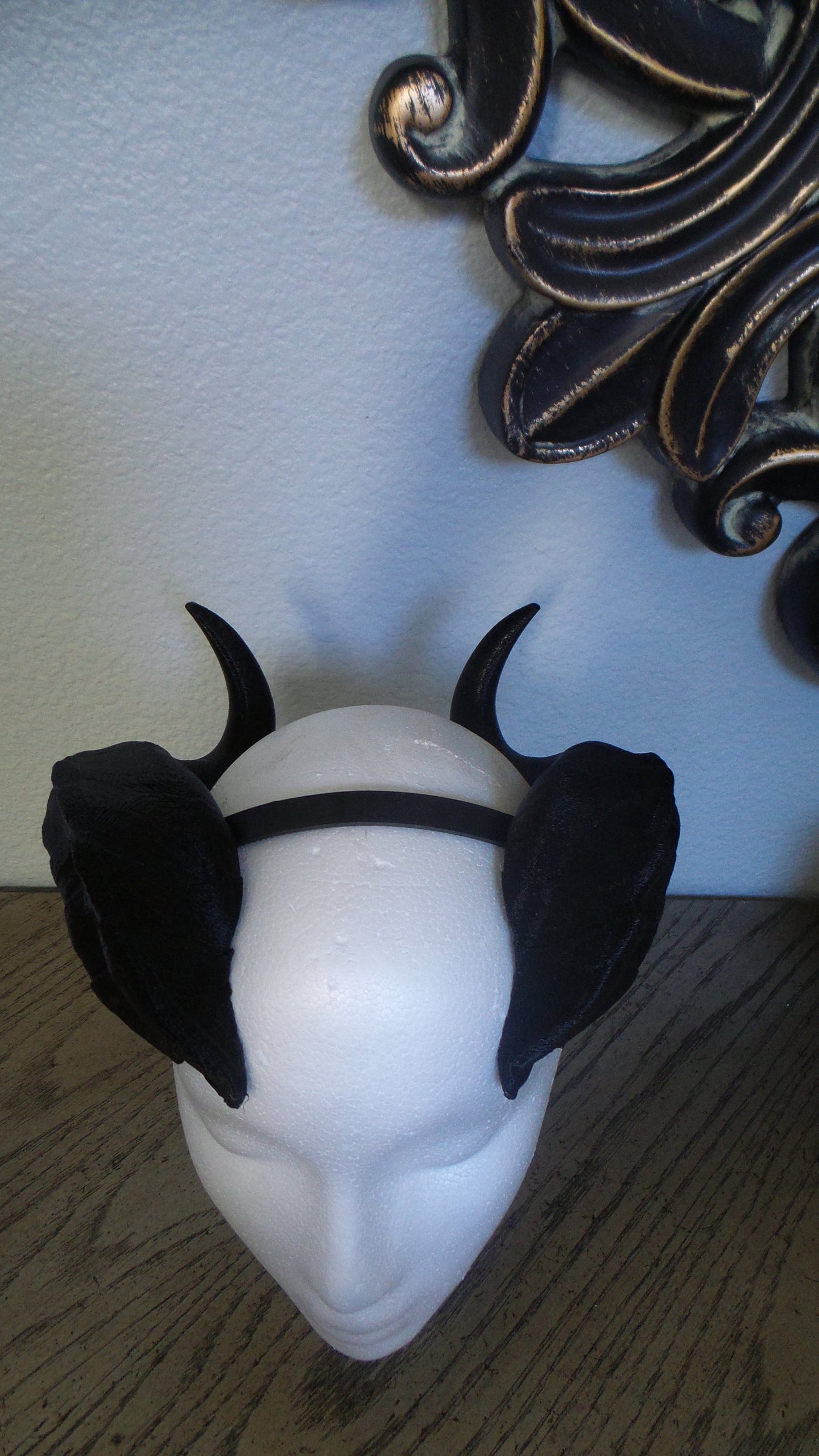 Fantasy Cobra Snake Dragon 3d printed horns on headband DIY costume addition dragon comicon fantasy  lizzard horns - Mud And Majesty