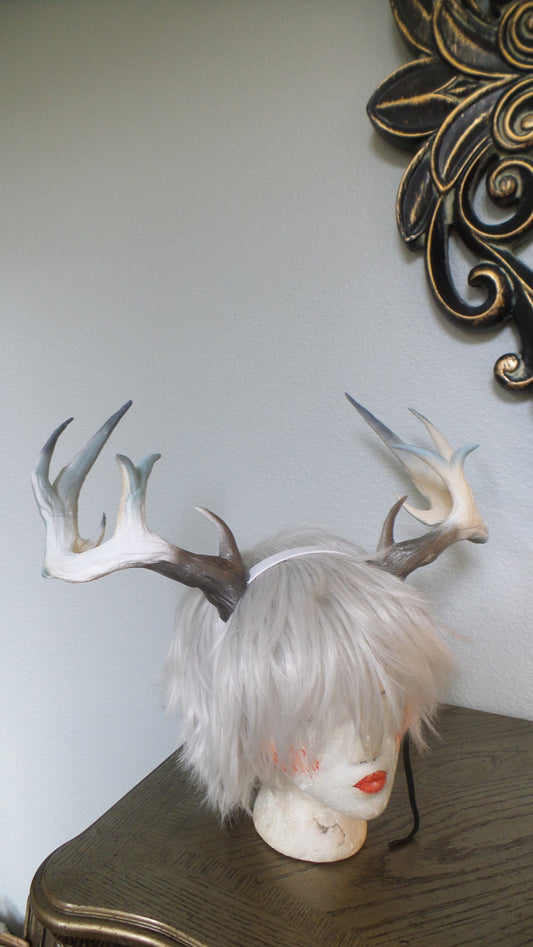 NEW ARRIVAL! Extra large Realistic Stag Hircine  horns/Deer Antlers Horns  3D Printed (Ultra Light Weight Plastic) Reindeer  comic-con - Mud And Majesty