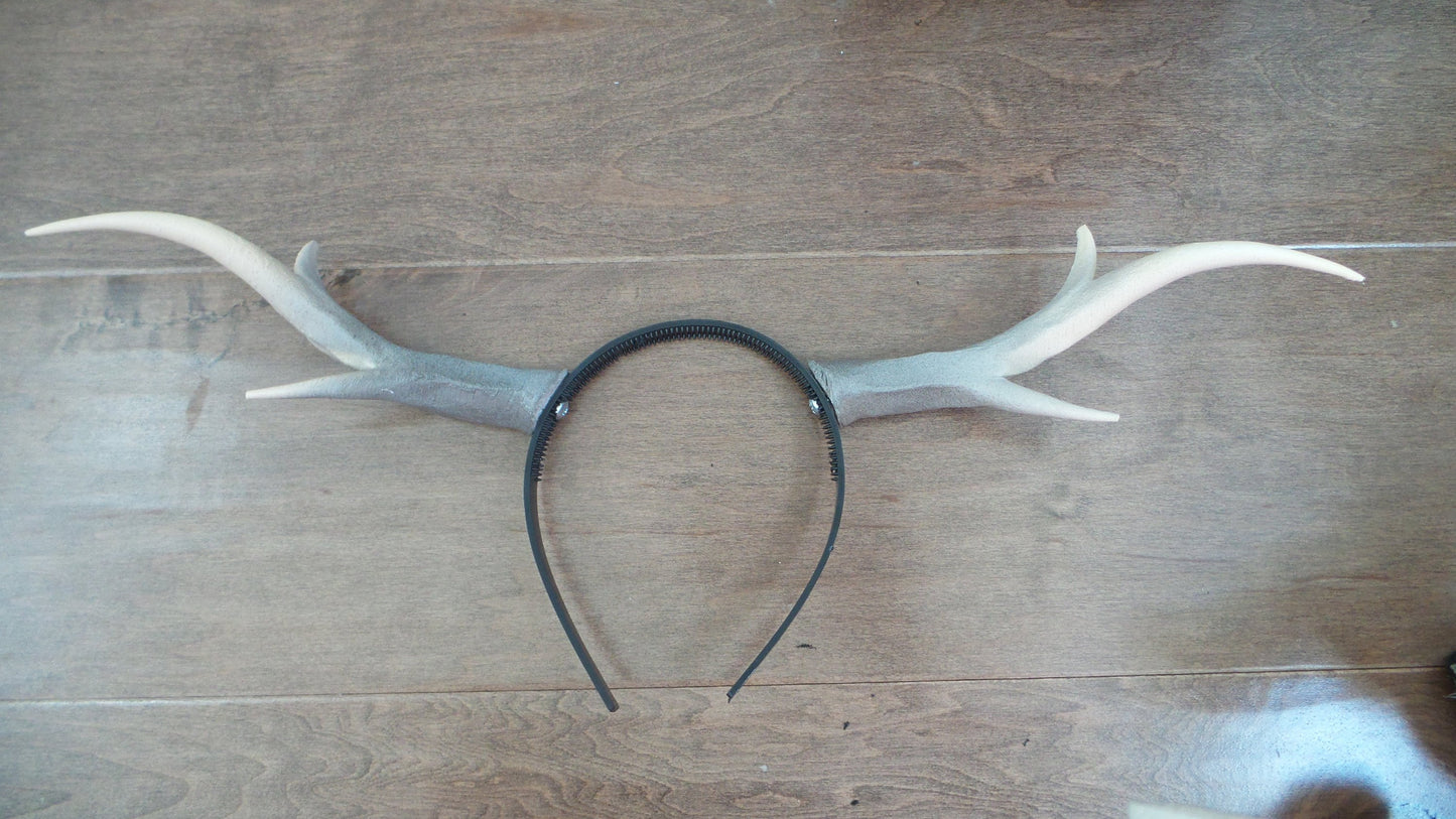 NEW ARRIVAL Antlers only! Realistic  Doe/Deer Antlers  3D Printed (Ultra Light Weight Plastic) Reindeer Antlers comic-con fantasy fawn - Mud And Majesty