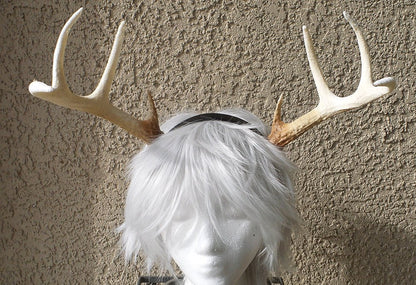 NEW ARRIVAL!  Realistic Christmas Doe/Deer Antlers Horns  3D Printed (Ultra Light Weight Plastic) Reindeer Antlers comic-con - Mud And Majesty